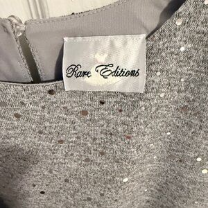 Rare Editions Silver and Blue Dress